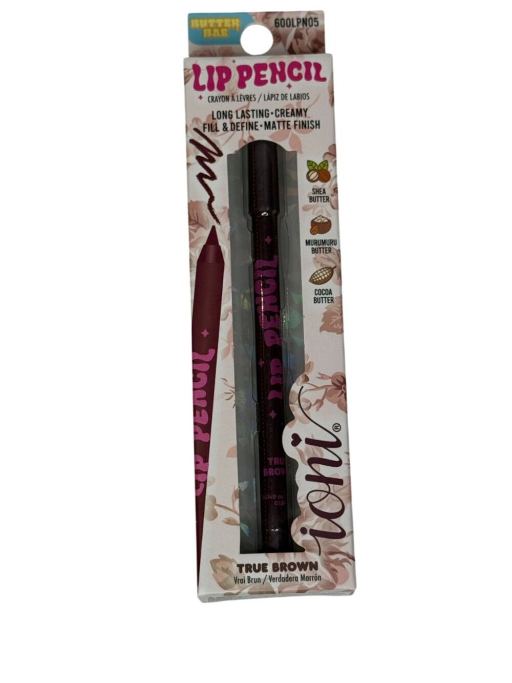 Lip Pencil True Brown Matte Lip Liner Creamy Long Lasting